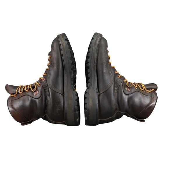 Danner Mens 8 Work Boots Hawk Nubuck Leather USA Waterproof Lace Up Handcrafted - Picture 12 of 16